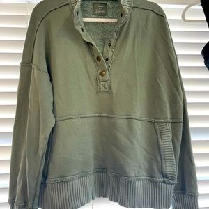 NEW: Aerie Oversized Army Green Pullover Sweater size S
